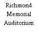 Richmond Memorial Auditorium