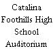 Catalina Foothills High School Auditorium