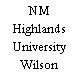 NM Highlands University Wilson Complex