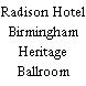 Radison Hotel Birmingham Heritage Ballroom