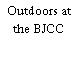 Outdoors at the BJCC