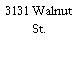 3131 Walnut St.