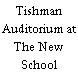 Tishman Auditorium at The New School