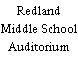 Redland Middle School Auditorium