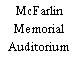 McFarlin Memorial Auditorium
