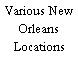 Various New Orleans Locations