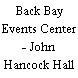 Back Bay Events Center - John Hancock Hall