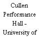 Cullen Performance Hall - University of Houston