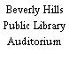 Beverly Hills Public Library Auditorium