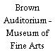 Brown Auditorium - Museum of Fine Arts