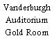 Vanderburgh Auditorium Gold Room