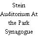 Stein Auditorium At the Park Synagogue