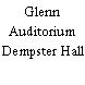 Glenn Auditorium Dempster Hall