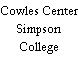 Cowles Center Simpson College