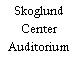 Skoglund Center Auditorium