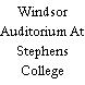 Windsor Auditorium At Stephens College