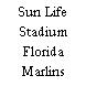 Sun Life Stadium Florida Marlins