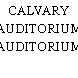 CALVARY AUDITORIUM