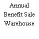 Annual Benefit Sale Warehouse