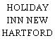 HOLIDAY INN NEW HARTFORD