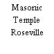 Masonic Temple Roseville