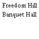 Freedom Hill Banquet Hall