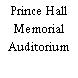 Prince Hall Memorial Auditorium