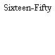 Sixteen-Fifty