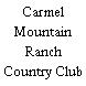 Carmel Mountain Ranch Country Club