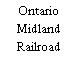 Ontario Midland Railroad