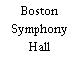 Boston Symphony Hall