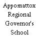 Appomattox Regional Governor's School