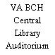 VA BCH Central Library Auditorium