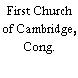 First Church of Cambridge, Cong.