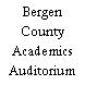 Bergen County Academics Auditorium