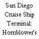 San Diego Cruise Ship Terminal: Hornblower's 