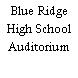 Blue Ridge High School Auditorium