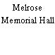 Melrose Memorial Hall