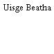 Uisge Beatha