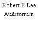 Robert E Lee Auditorium