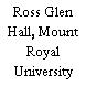 Ross Glen Hall, Mount Royal University