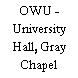 Gray Chapel at Ohio Wesleyan University