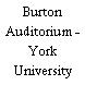 Burton Auditorium - York University