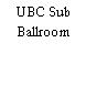 UBC Sub Ballroom