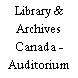 Library & Archives Canada - Auditorium