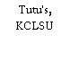 Tutu's, KCLSU