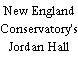 New England Conservatory's Jordan Hall
