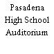 Pasadena High School Edwards Auditorium