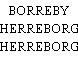 BORREBY HERREBORG