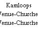 Kamloops Venue-Churches